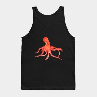 red octopus Tank Top